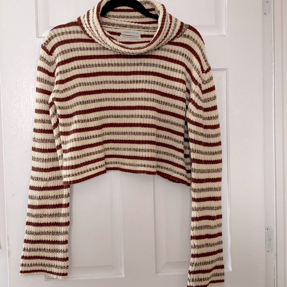 URBAN OUTFITTERS Stripe Knit Turtleneck Sweater M